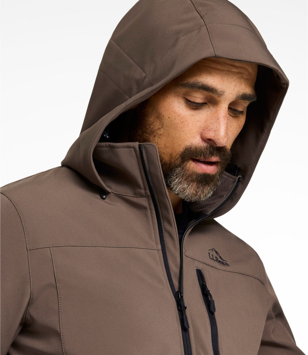 L.L.Bean Men's Hunter's Pathfinder Softshell Jacket Dark Cinder