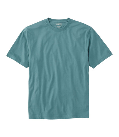 L.L.Bean Men's Carefree Unshrinkable Tee, Traditional Fit Short-Sleeve Soft Spruce