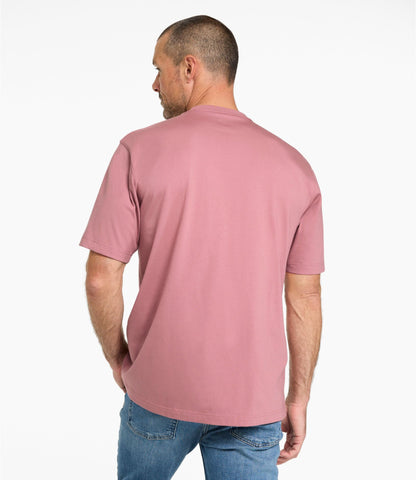 L.L.Bean Men's Carefree Unshrinkable Tee, Traditional Fit Short-Sleeve Soft Spruce