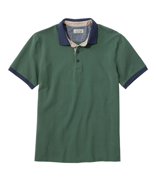 L.L.Bean Men's Casco Bay Rugged Polo, Short-Sleeve