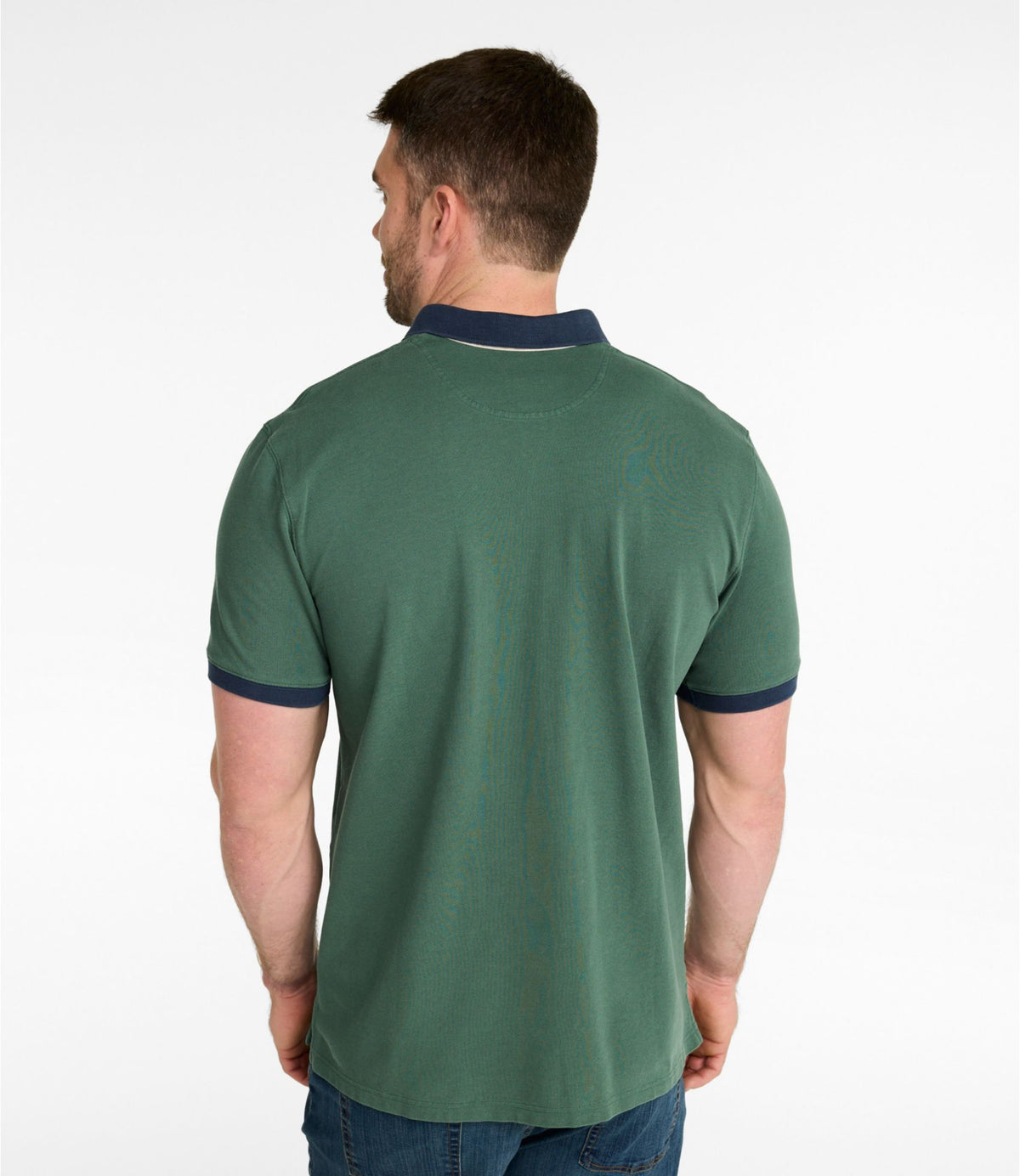 L.L.Bean Men's Casco Bay Rugged Polo, Short-Sleeve