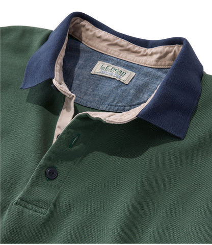 L.L.Bean Men's Casco Bay Rugged Polo, Short-Sleeve