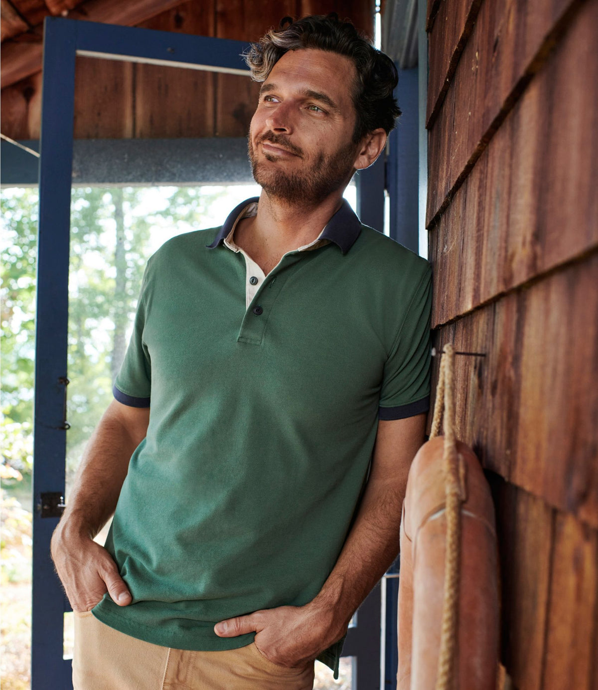 L.L.Bean Men's Casco Bay Rugged Polo, Short-Sleeve