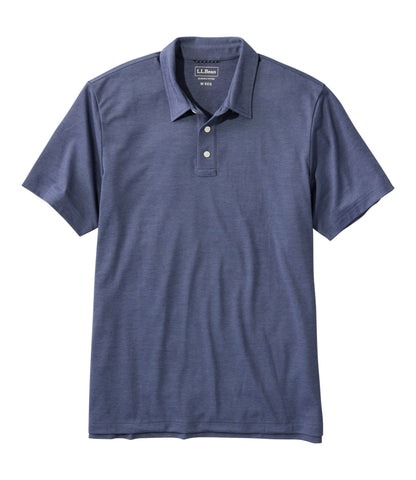 L.L.Bean Men's Comfort Stretch Performance® Polo, Short-Sleeve, Slightly Fitted Bright Navy