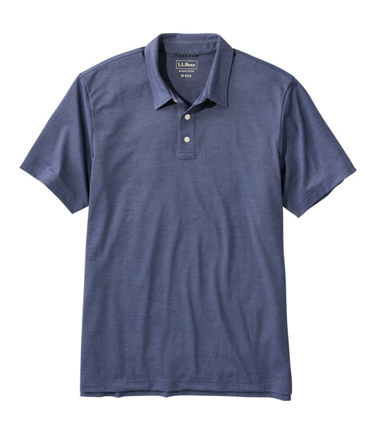 L.L.Bean Men's Comfort Stretch Performance® Polo, Short-Sleeve, Slightly Fitted Bright Navy