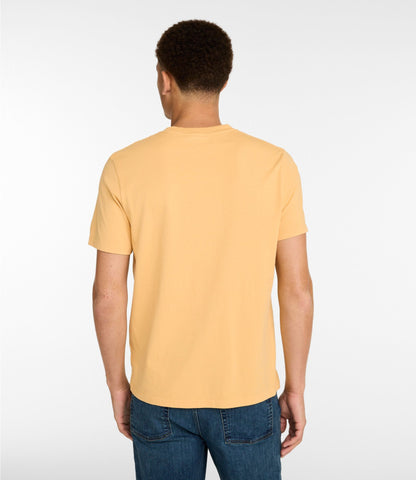 L.L.Bean Men's Sunwashed Tee, Short-Sleeve, Graphic Classic Navy Logo