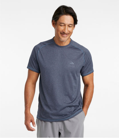 L.L.Bean Men's Bean's Access Trail Tee Carbon Navy