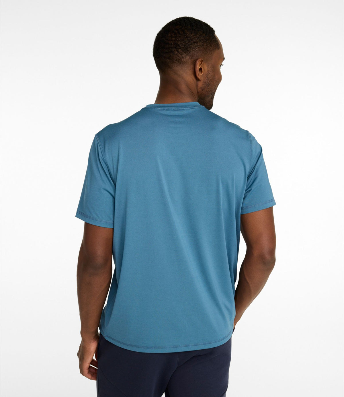 L.L.Bean Men's Bold Coast Lifestyle Tee, Short-Sleeve Classic Navy