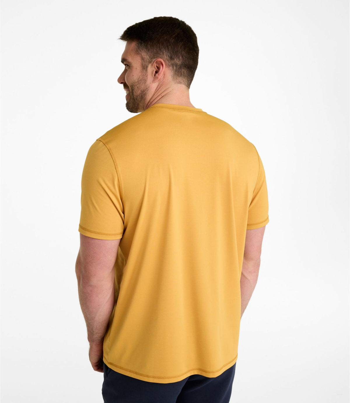 L.L.Bean Men's Bold Coast Lifestyle Tee, Short-Sleeve Classic Navy