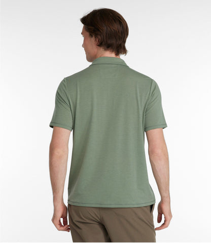 L.L.Bean Men's Everyday SunSmart® Polo 2.0, Short-Sleeve Sea Green