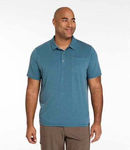 L.L.Bean Men's Everyday SunSmart® Polo 2.0, Short-Sleeve Sea Green