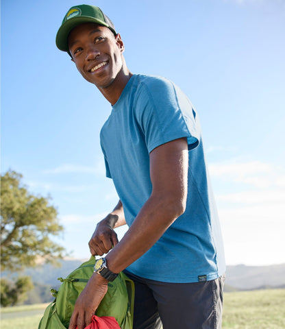 L.L.Bean Men's Everyday SunSmart® Tee, Short-Sleeve Sea Green