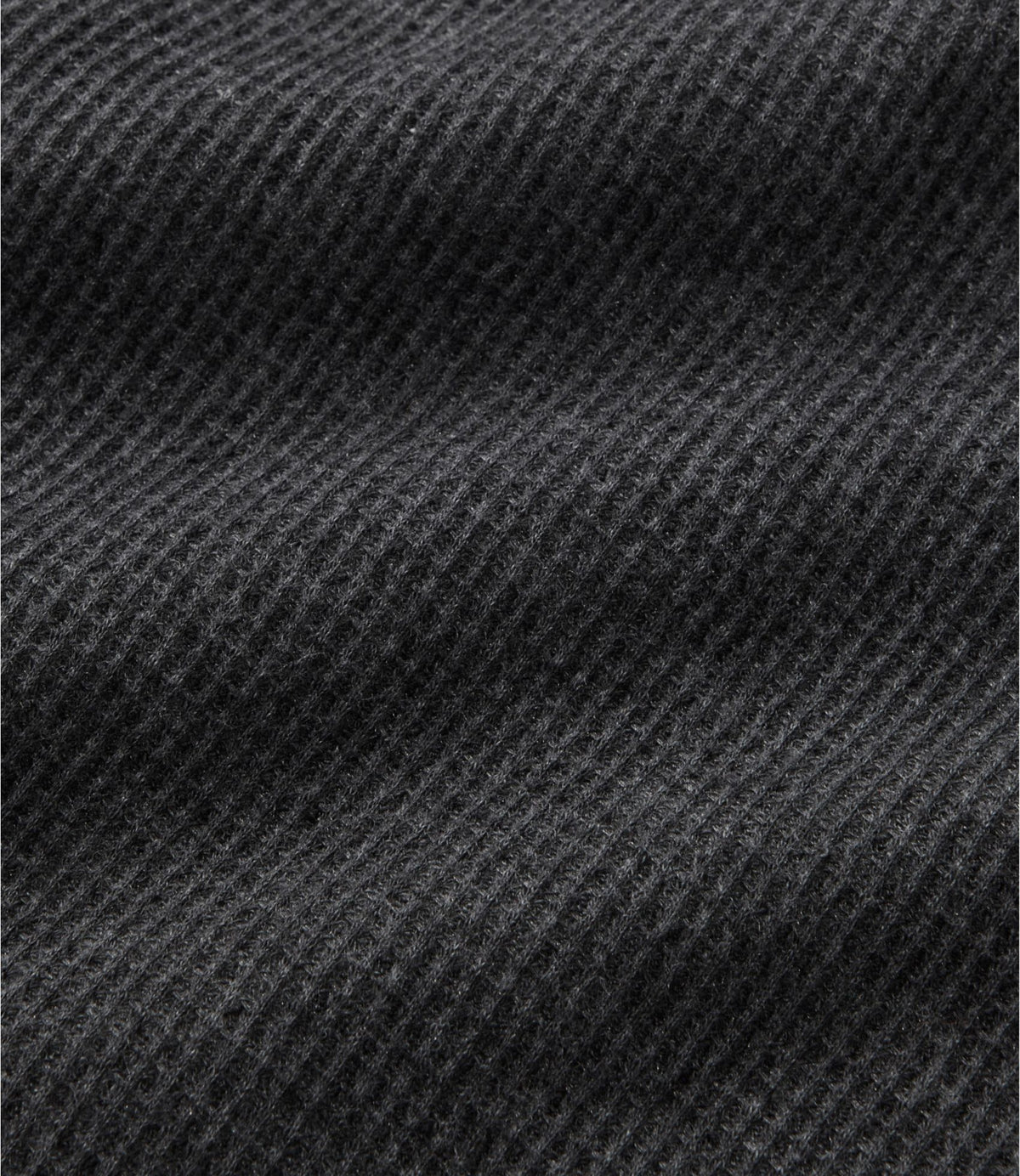 L.L.Bean Men's Katahdin Iron Works® Bonded Waffle Fleece Henley Charcoal Heather