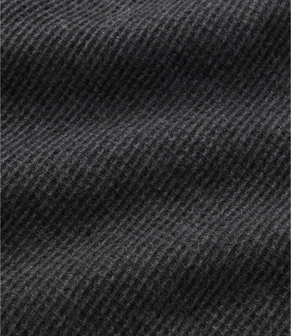 L.L.Bean Men's Katahdin Iron Works® Bonded Waffle Fleece Henley Charcoal Heather
