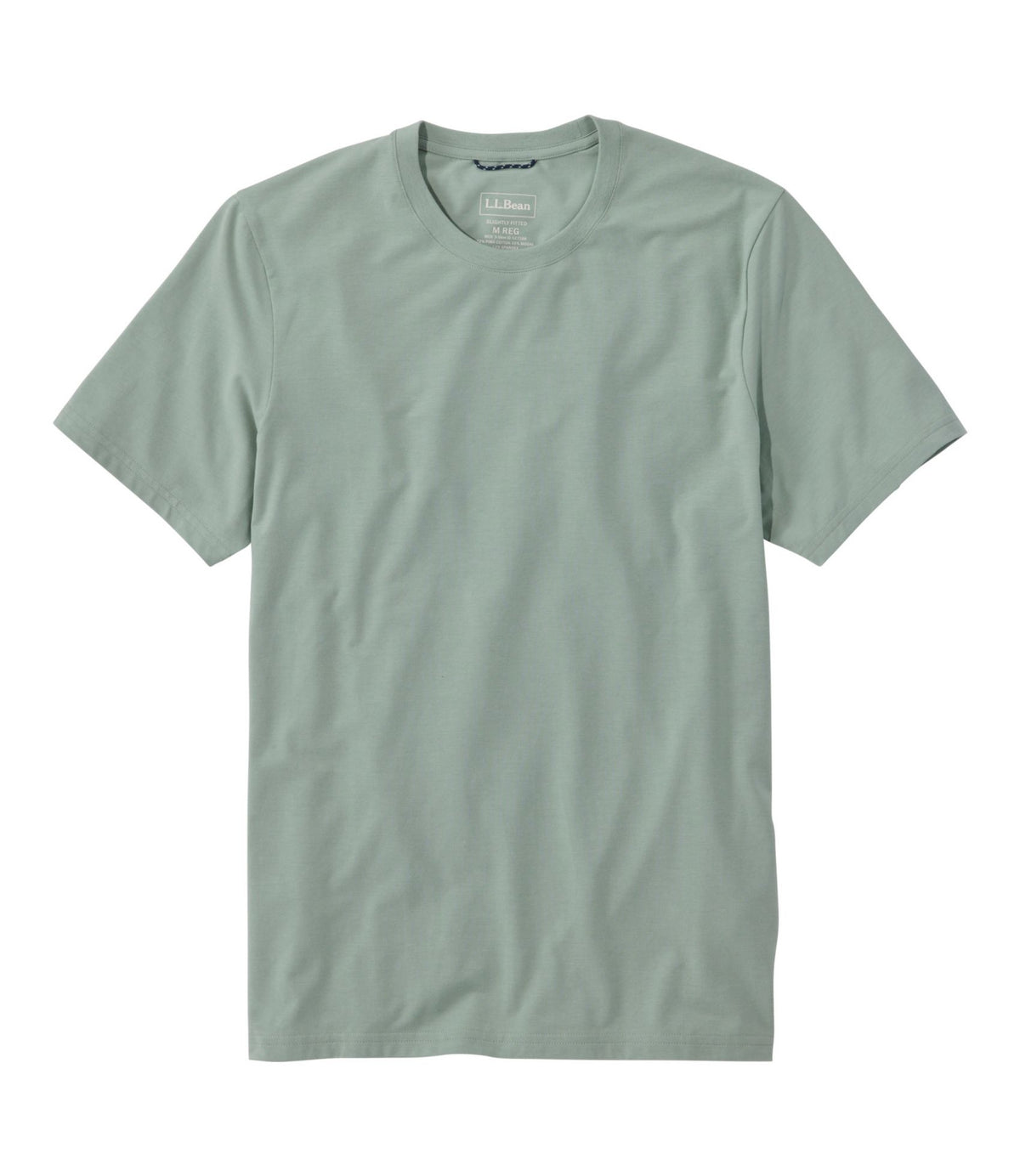 L.L.Bean Men's Comfort Stretch Performance® Pima Tee, Short-Sleeve Without Pocket