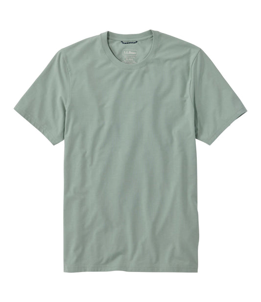 L.L.Bean Men's Comfort Stretch Performance® Pima Tee, Short-Sleeve Without Pocket