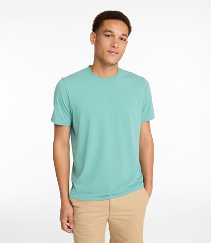 L.L.Bean Men's Comfort Stretch Performance® Pima Tee, Short-Sleeve Without Pocket