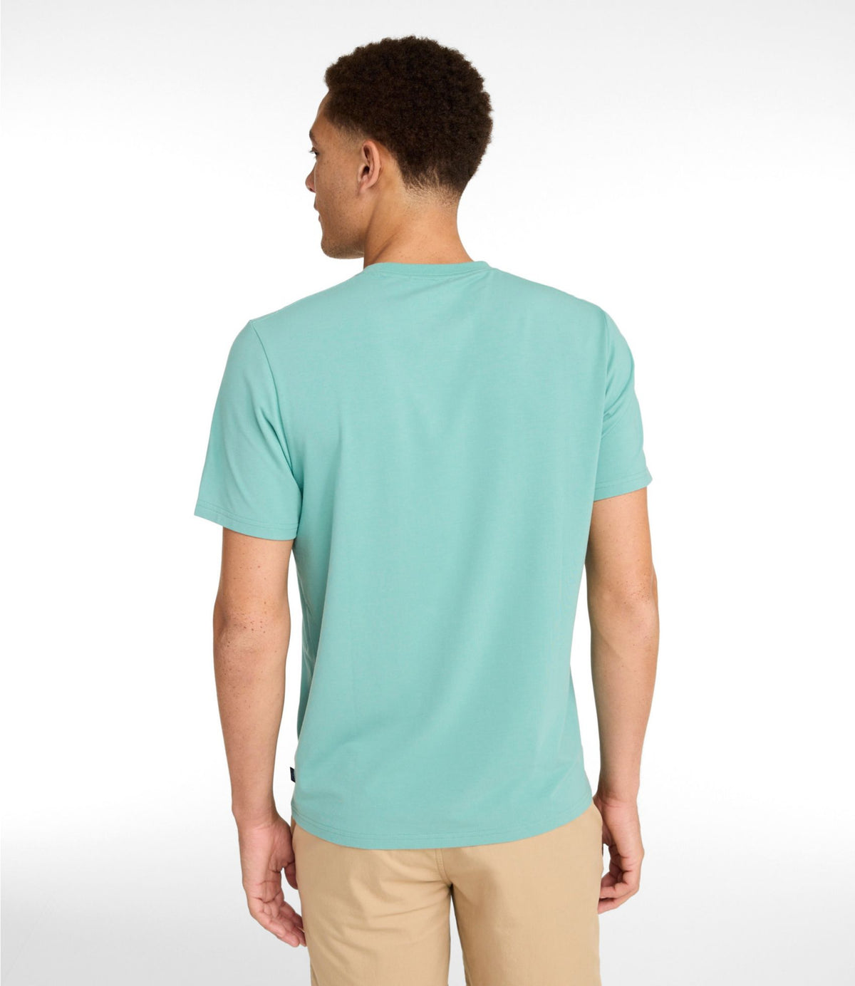 L.L.Bean Men's Comfort Stretch Performance® Pima Tee, Short-Sleeve Without Pocket