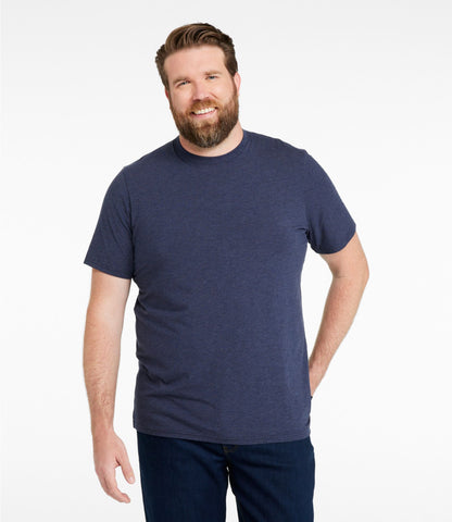 L.L.Bean Men's Comfort Stretch Performance® Pima Tee, Short-Sleeve Without Pocket