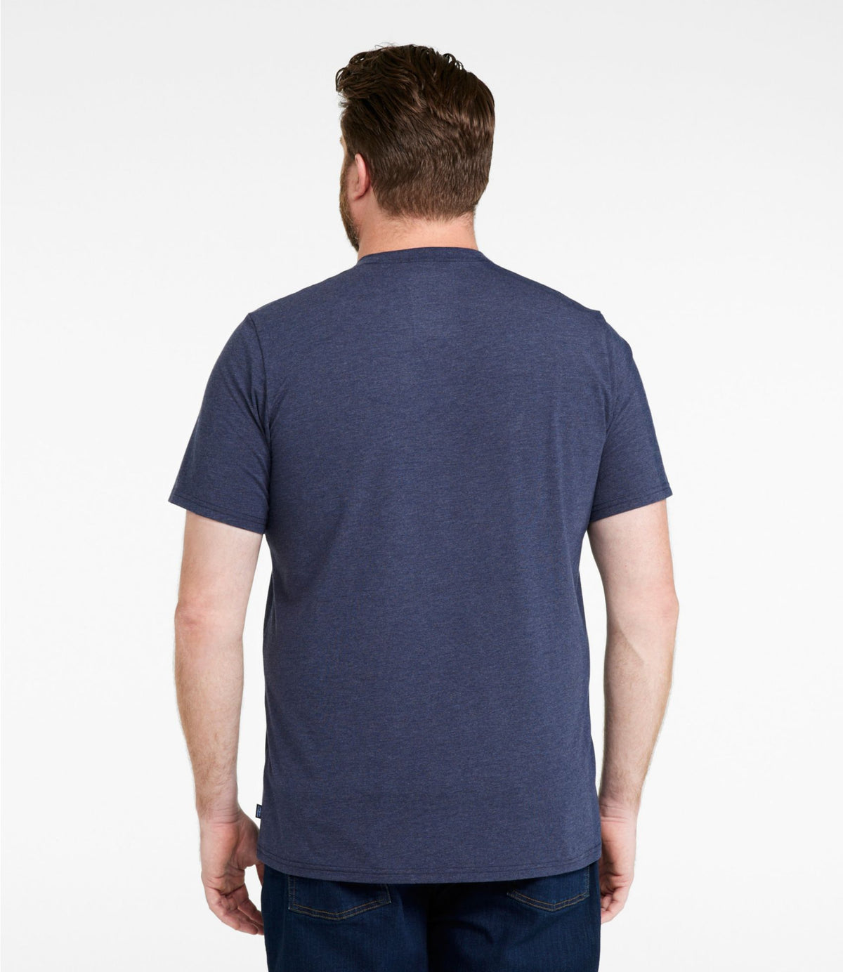 L.L.Bean Men's Comfort Stretch Performance® Pima Tee, Short-Sleeve Without Pocket