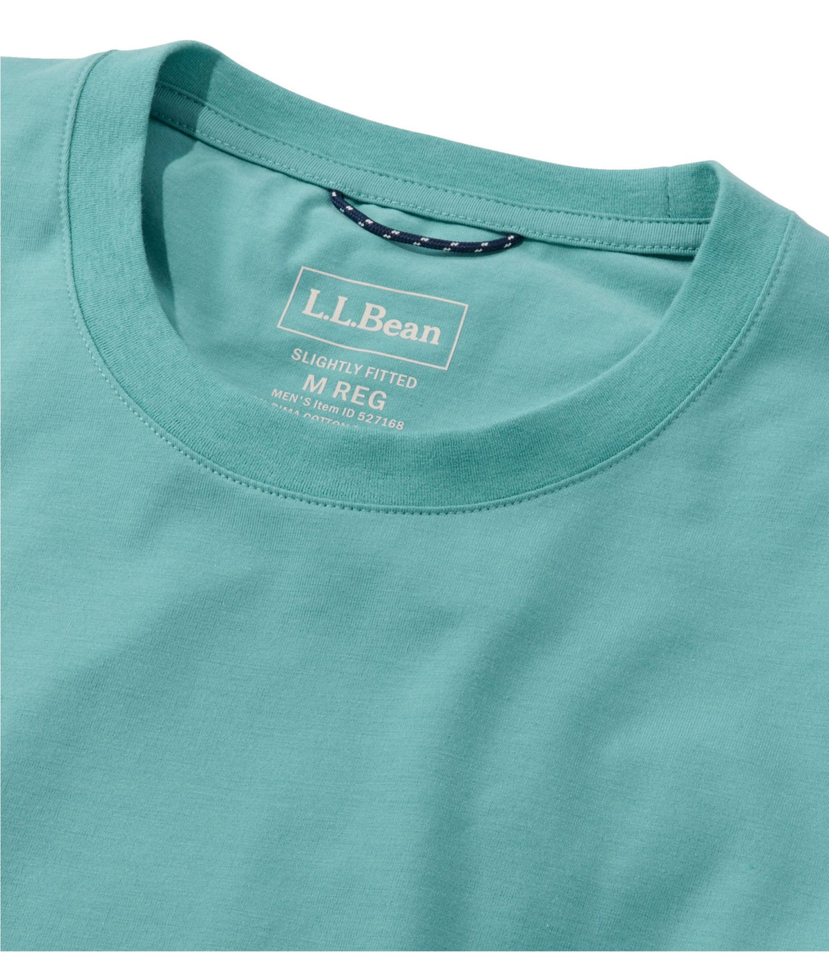 L.L.Bean Men's Comfort Stretch Performance® Pima Tee, Short-Sleeve Without Pocket