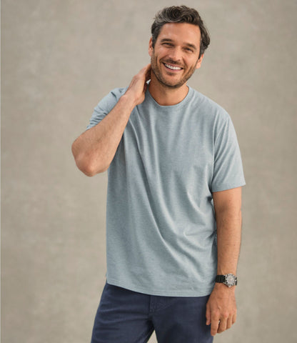 L.L.Bean Men's Comfort Stretch Performance® Pima Tee, Short-Sleeve Without Pocket