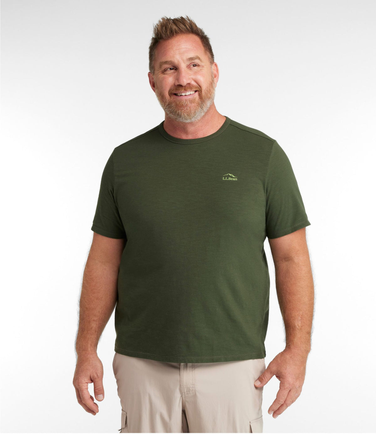L.L.Bean Men's Insect Shield Field Tee, Short-Sleeve Canyon Rust