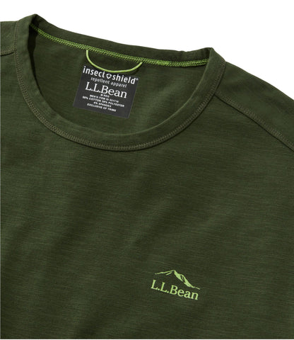 L.L.Bean Men's Insect Shield Field Tee, Short-Sleeve Canyon Rust