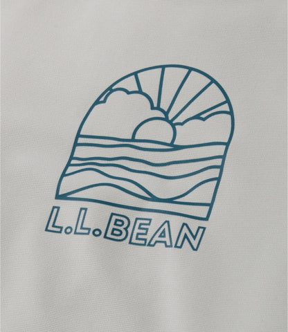 L.L.Bean Men's Bold Coast Lifestyle Tee, Short-Sleeve Graphic Pewter/Sunrise