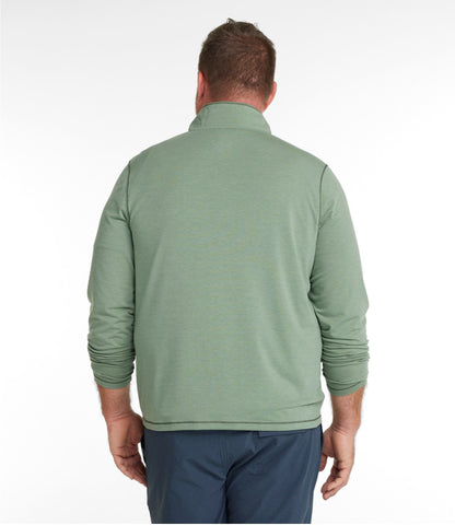 L.L.Bean Men's Everyday SunSmart® Tee, Long-Sleeve Quarter-Zip Carbon Navy