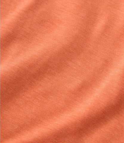 L.L.Bean Men's SunSmart Comfort Crew, Long Sleeve Faded Orange