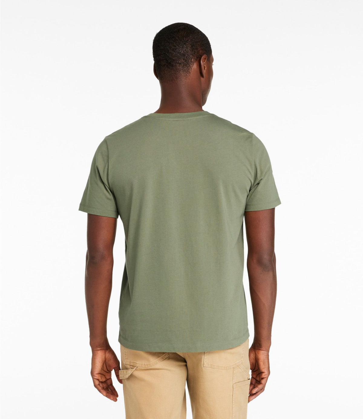 L.L.Bean Men's Signature Northwoods Short-Sleeve Tee, Graphic Black Slate