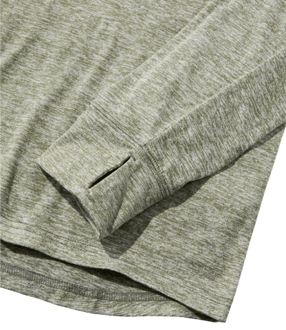 L.L.Bean Men's Insect Shield Pro Knit Hoodie Deep Olive Heather