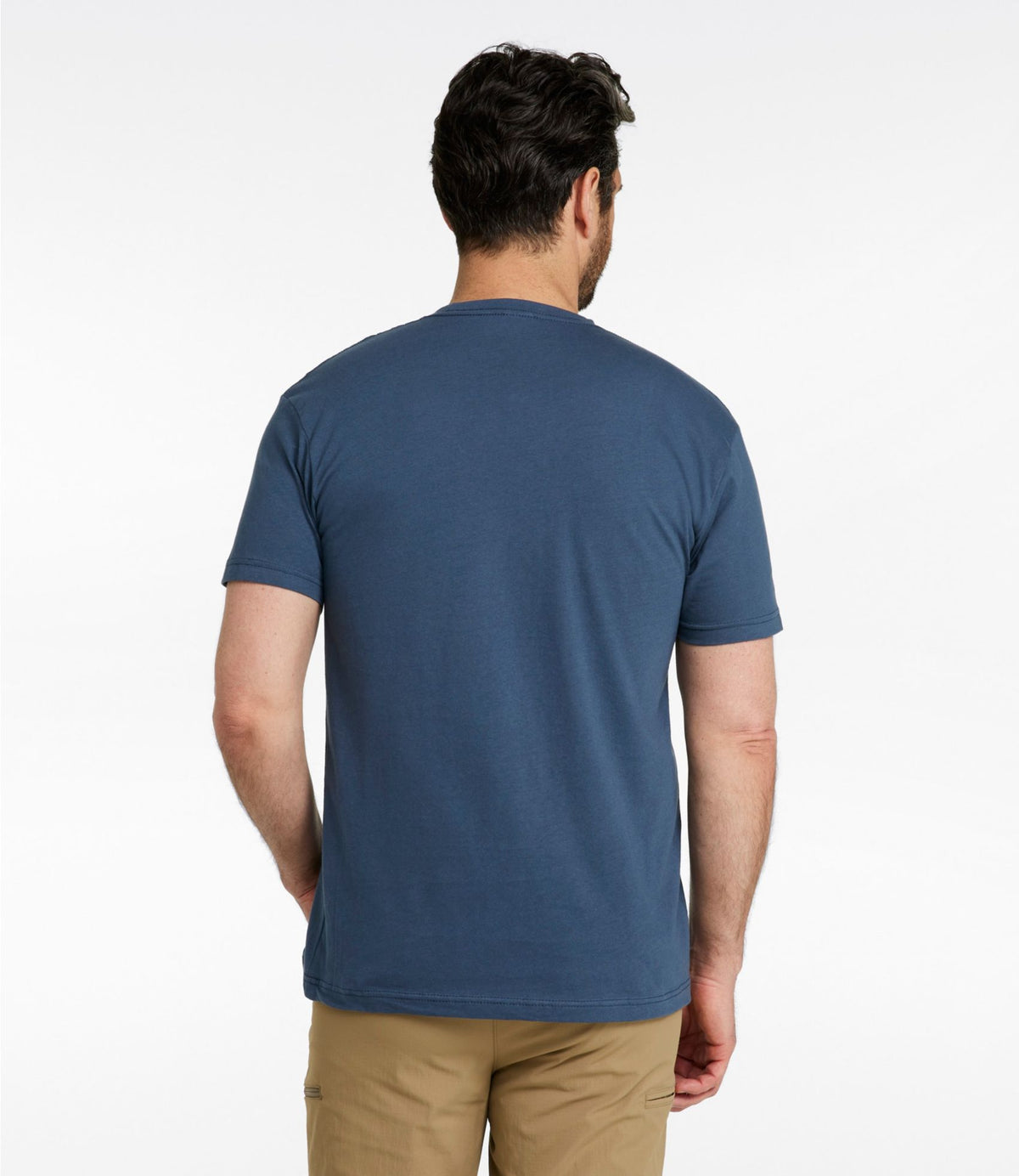 L.L.Bean Men's MIF&W Tee, Short-Sleeve Brook Trout Indigo