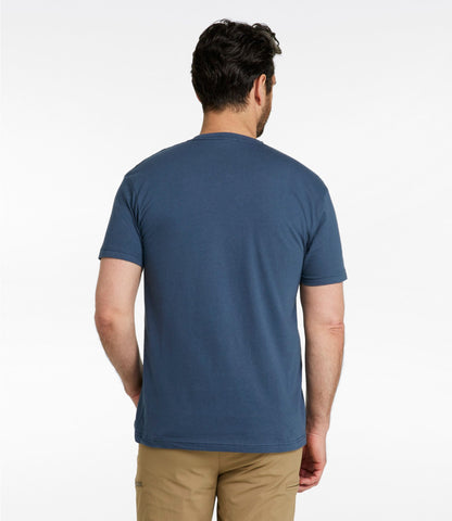 L.L.Bean Men's MIF&W Tee, Short-Sleeve Brook Trout Indigo