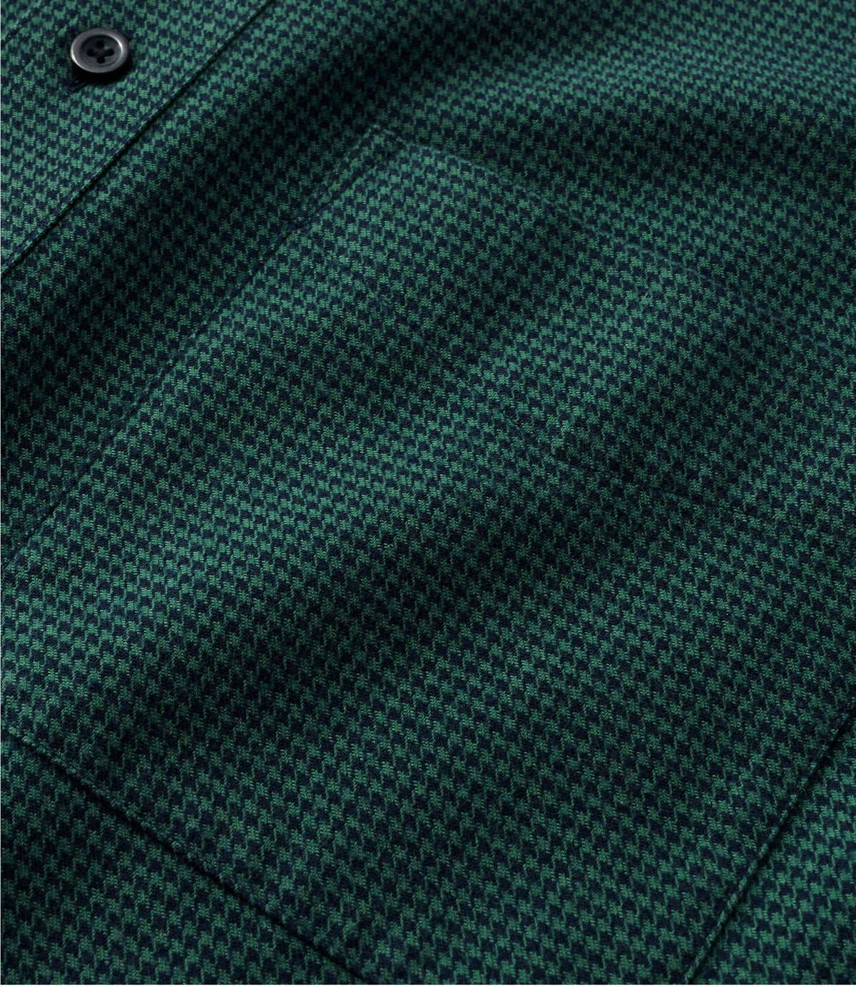 L.L.Bean Men's Wicked Good Flannel Shirt, Slightly Fitted, Houndstooth Bordeaux