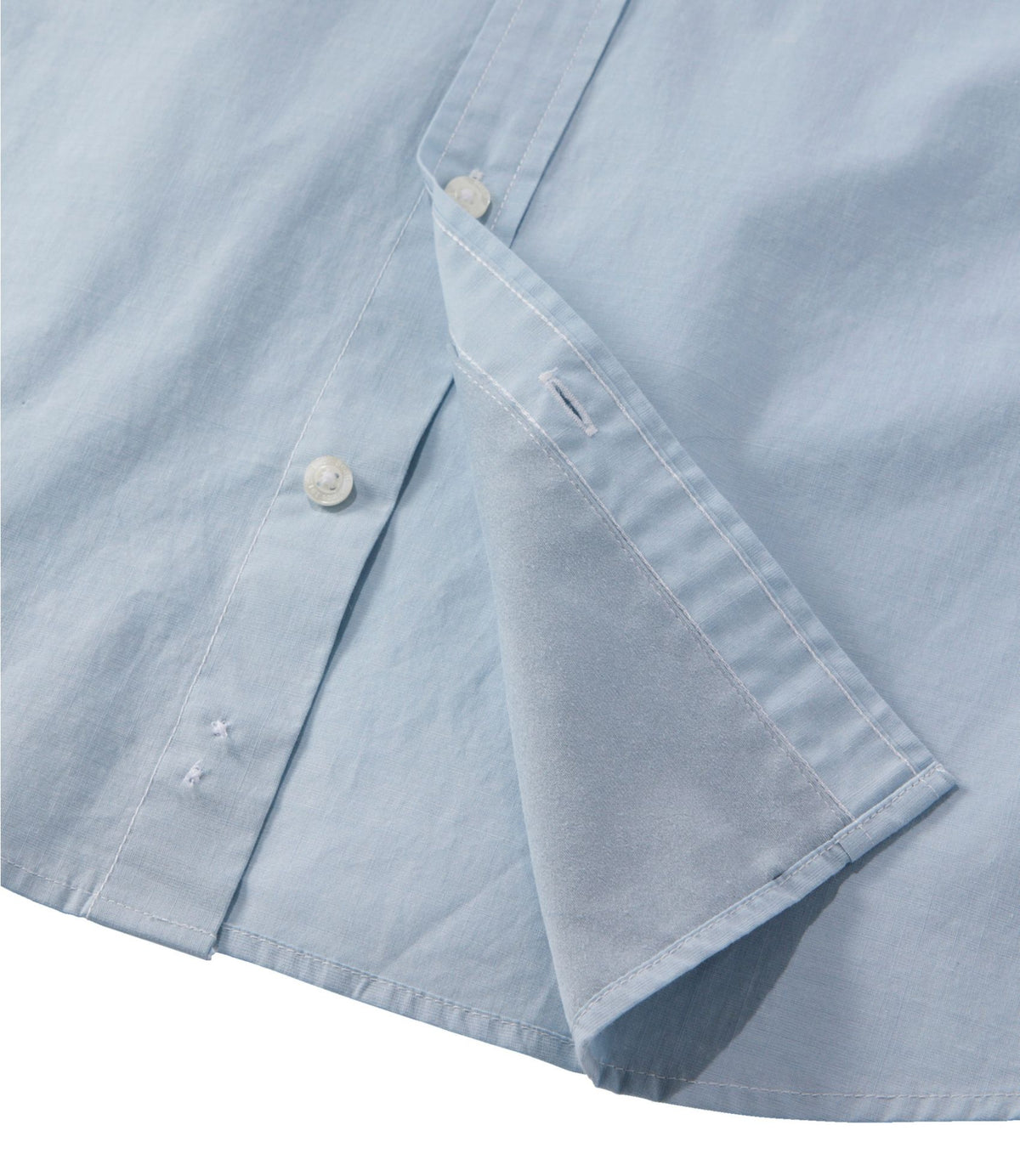 L.L.Bean Men's Comfort Stretch Performance® Chambray Shirt, Long-Sleeve, Slightly Fitted Untucked Fit Camel Brown