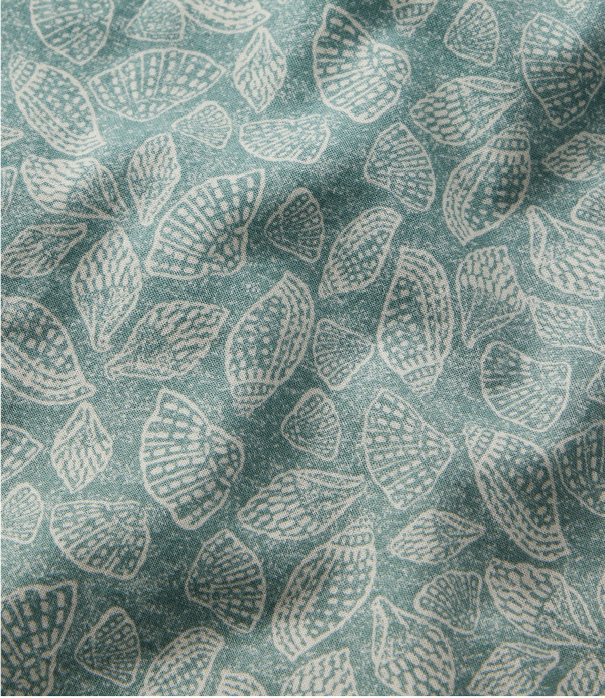 L.L.Bean Men's Tropics Shirt, Short-Sleeve Print Carbon Navy Tropical
