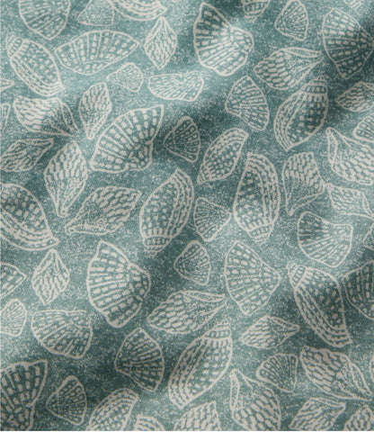 L.L.Bean Men's Tropics Shirt, Short-Sleeve Print Carbon Navy Tropical