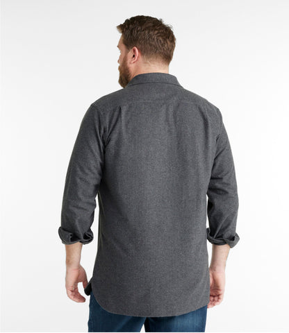 L.L.Bean Men's Chamois Shirt, Traditional Fit Deep Green