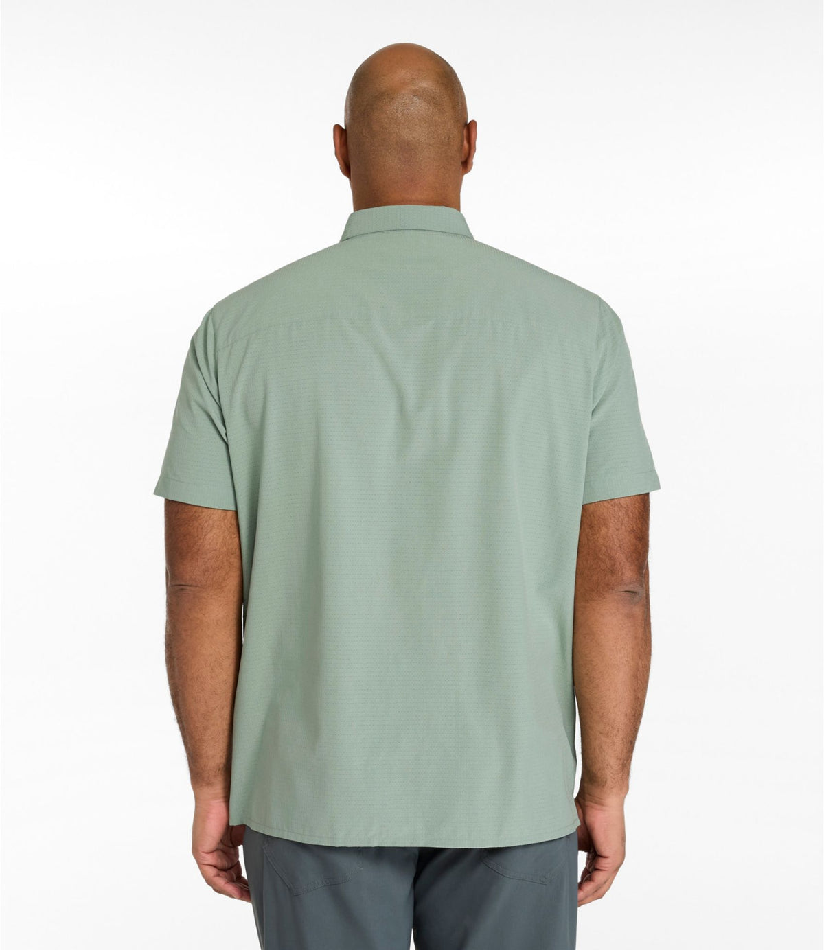L.L.Bean Men's Ultralight Trail Shirt, Short-Sleeve Carbon Navy
