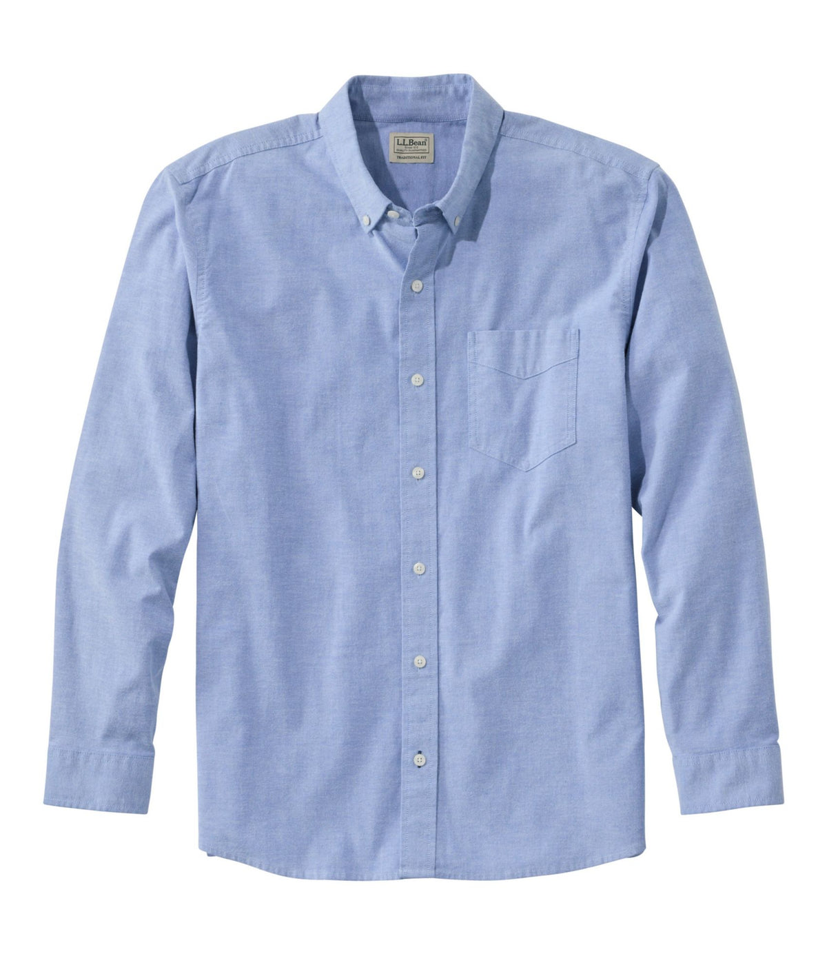 L.L.Bean Men's Comfort Stretch® Oxford Shirt, Traditional Untucked Fit