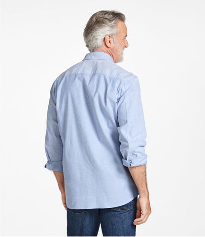 L.L.Bean Men's Comfort Stretch® Oxford Shirt, Traditional Untucked Fit