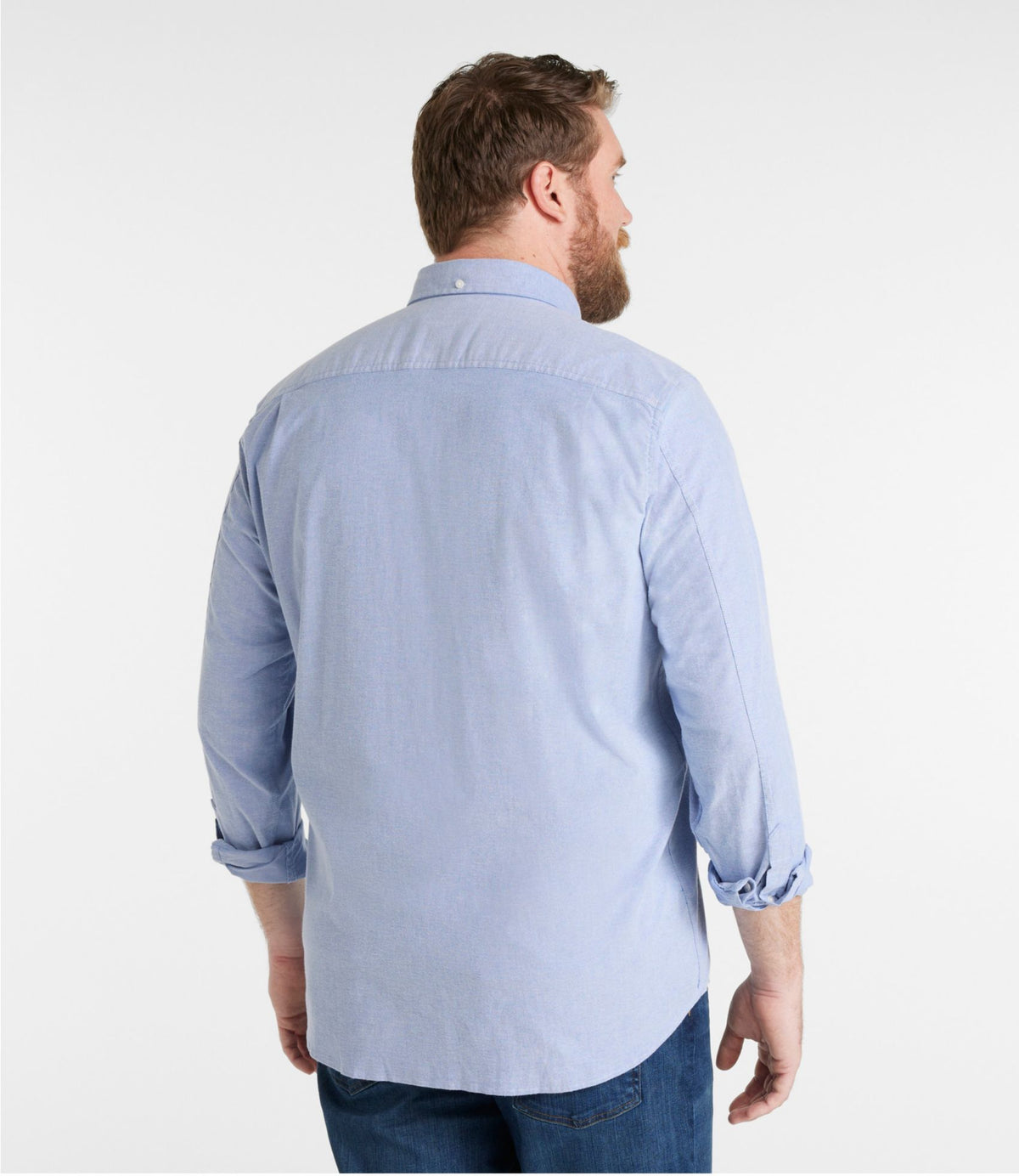 L.L.Bean Men's Comfort Stretch® Oxford Shirt, Traditional Untucked Fit