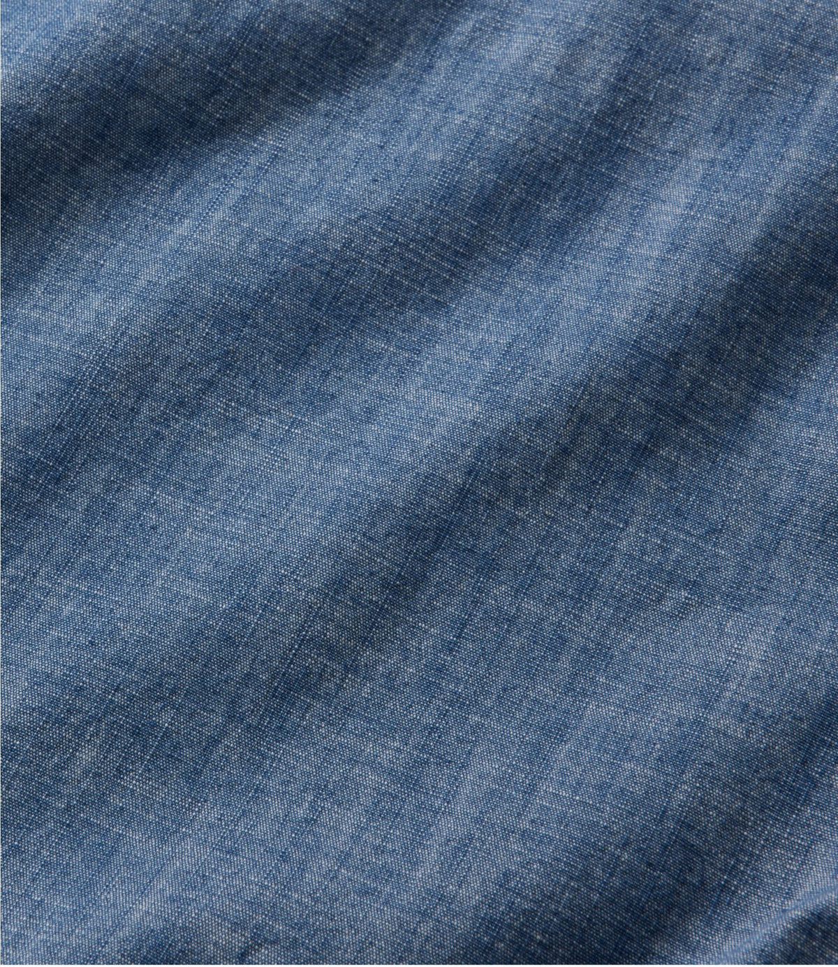 L.L.Bean Men's Comfort Stretch® Chambray Shirt, Traditional Untucked Fit, Short-Sleeve
