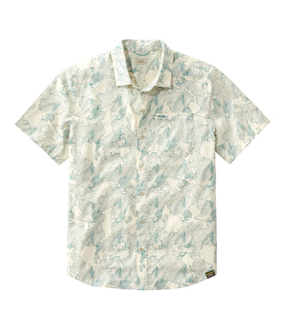 L.L.Bean Men's All-Adventure Shirt Sailcloth Topo