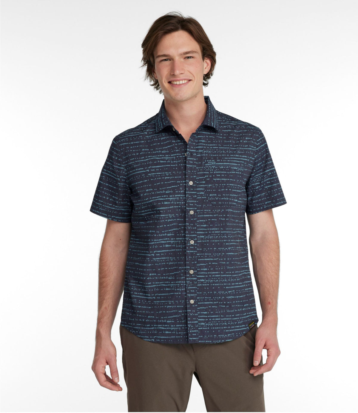 L.L.Bean Men's All-Adventure Shirt Sailcloth Topo