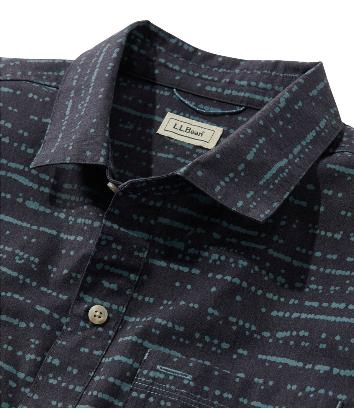 L.L.Bean Men's All-Adventure Shirt Sailcloth Topo