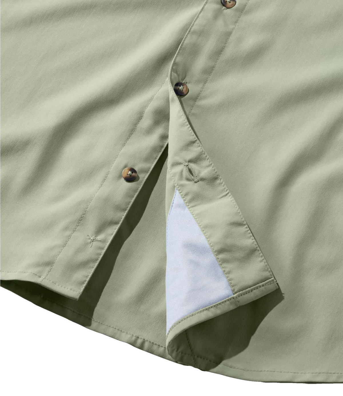 L.L.Bean Men's Tropicwear Shirt, Long-Sleeve Dusty Sage