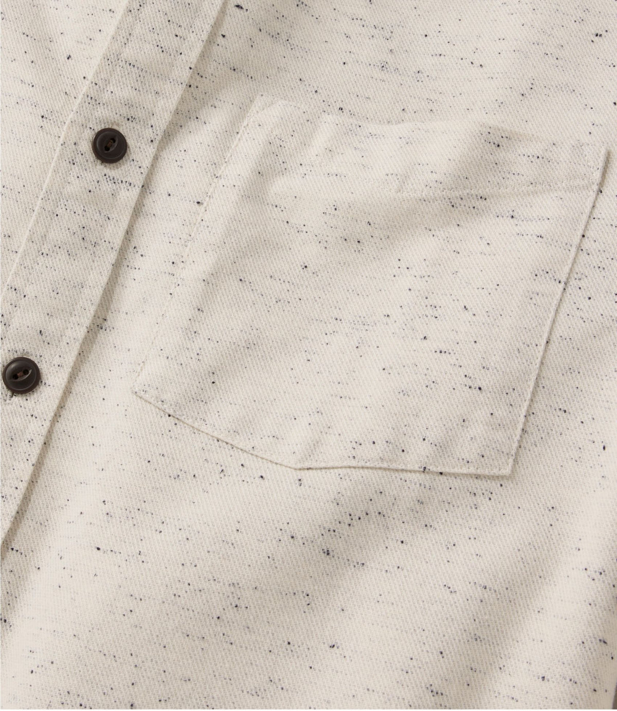 L.L.Bean Men's Signature Donegal Woven Shirt, Long-Sleeve Cream